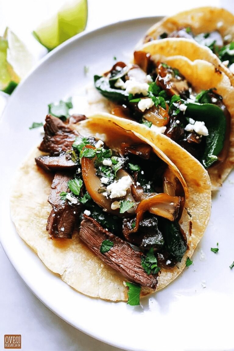 Steak Poblano And Mushroom Tacos Recipe 66.Png