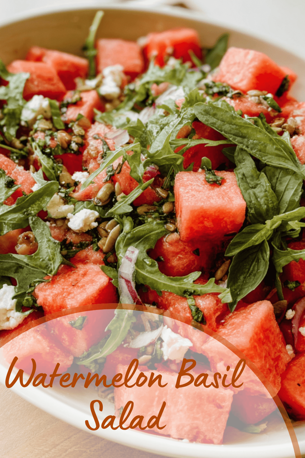 Watermelon Basil Salad