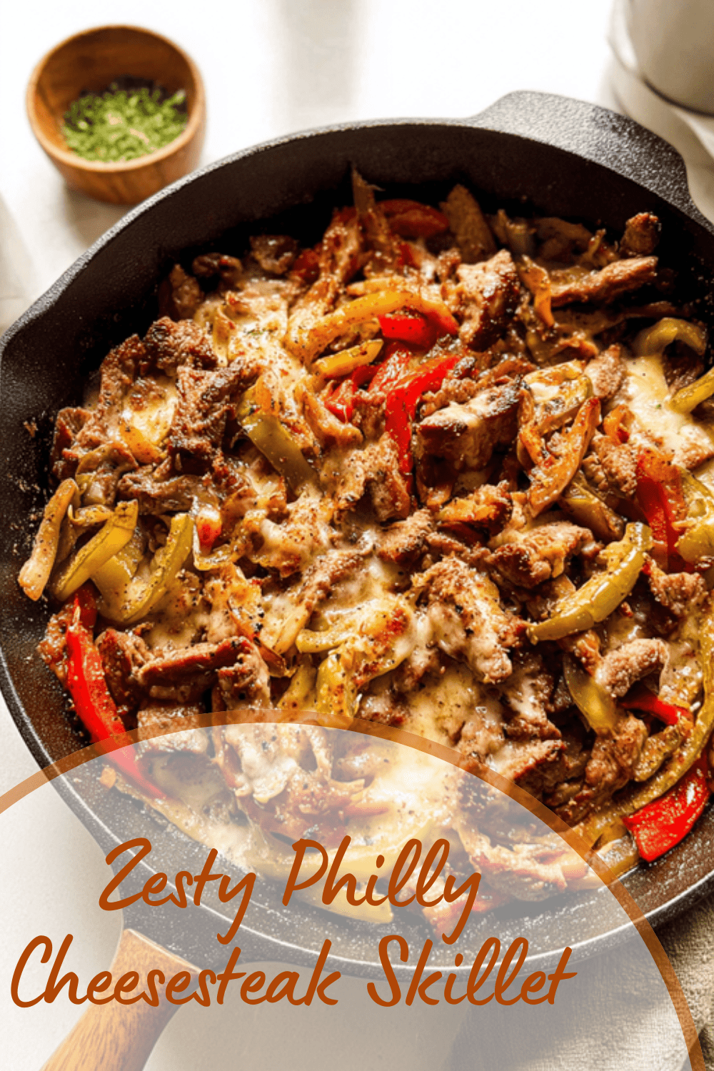 Zesty Philly Cheesesteak Skillet
