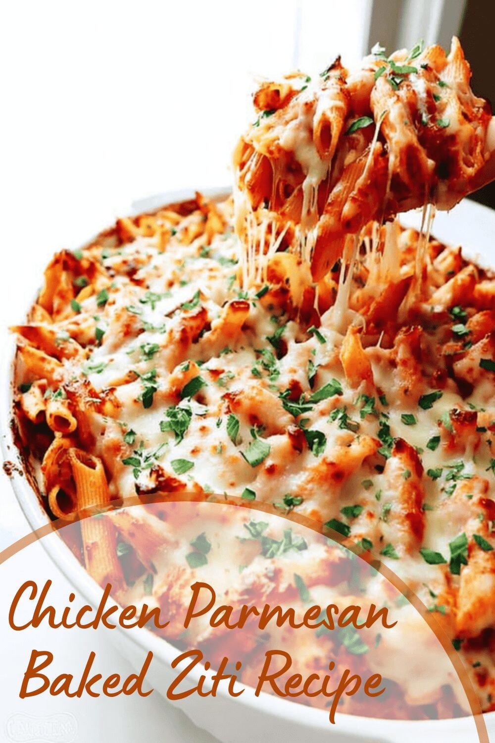 Chicken Parmesan Baked Ziti Loaded With Cheesy Tomato Sauce 7 Chicken Parmesan Baked Ziti Recipe