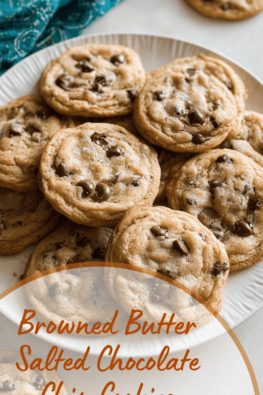 Browned Butter Salted Chocolate Chip Cookies