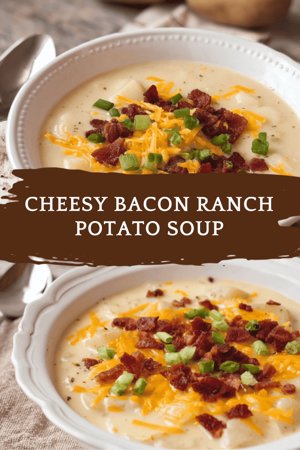 Cheesy Bacon Ranch Potato Soup Slow Cooker Recipe 6 Cheesy Bacon Ranch Potato Soup