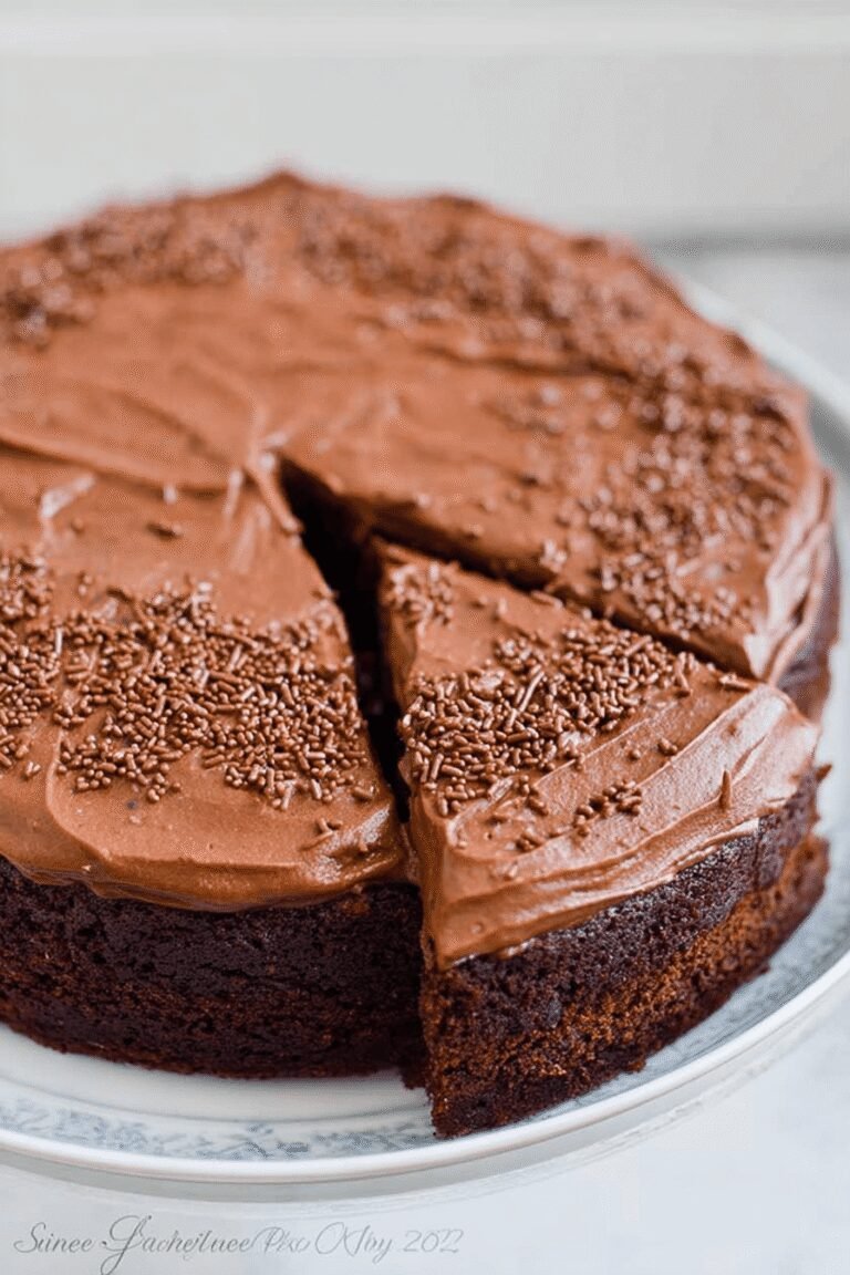 Chocolate Cake With Mocha Frosting 16.Png