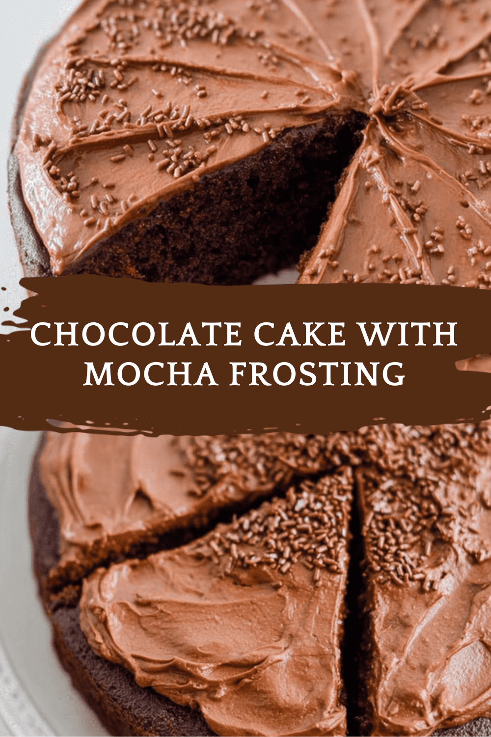 Chocolate Cake With Mocha Frosting