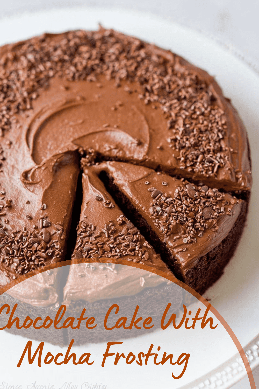 Chocolate Cake With Mocha Frosting