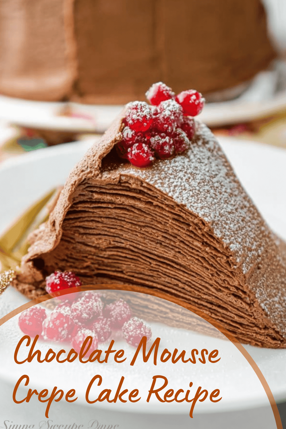 Chocolate Mousse Crepe Cake Recipe