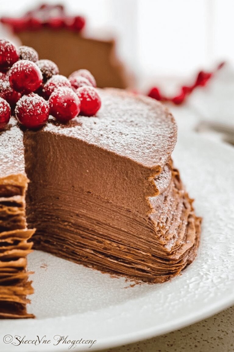 Chocolate Mousse Crepe Cake Recipe 8.Png
