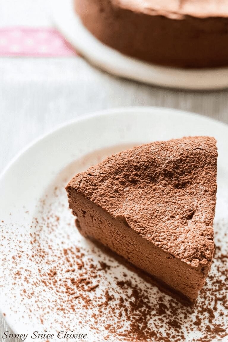Chocolate Souffle Cheesecake 12.Png