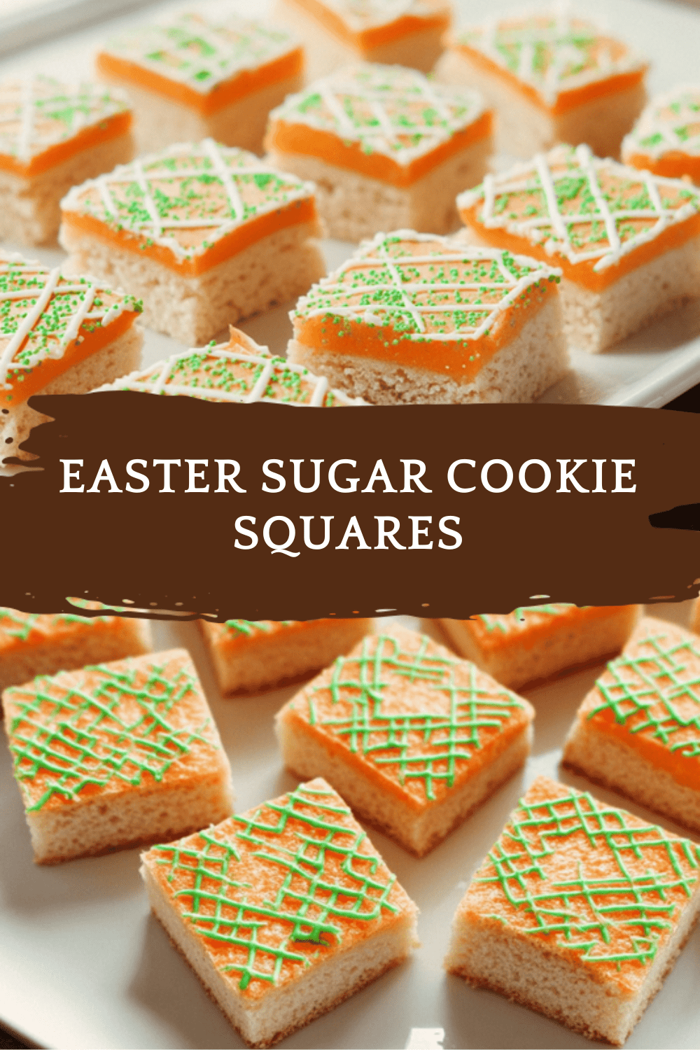 Easter Sugar Cookie Squares
