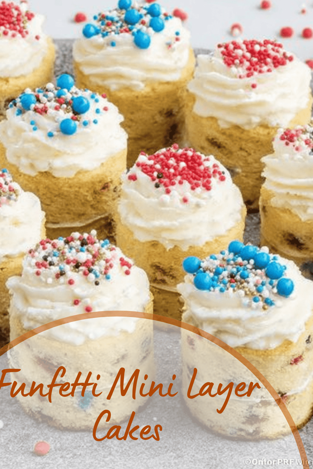 Funfetti Mini Layer Cakes