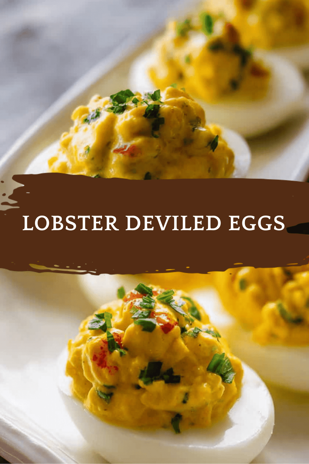 Lobster Deviled Eggs