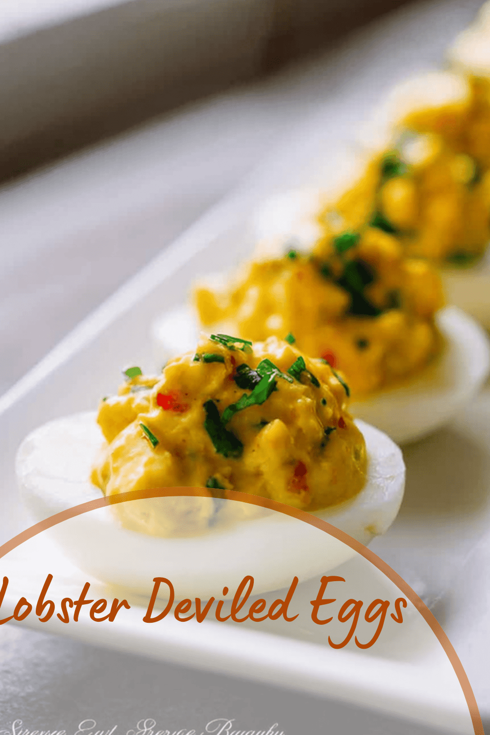 Lobster Deviled Eggs
