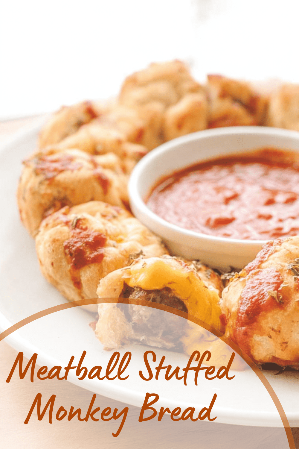 Meatball Stuffed Monkey Bread