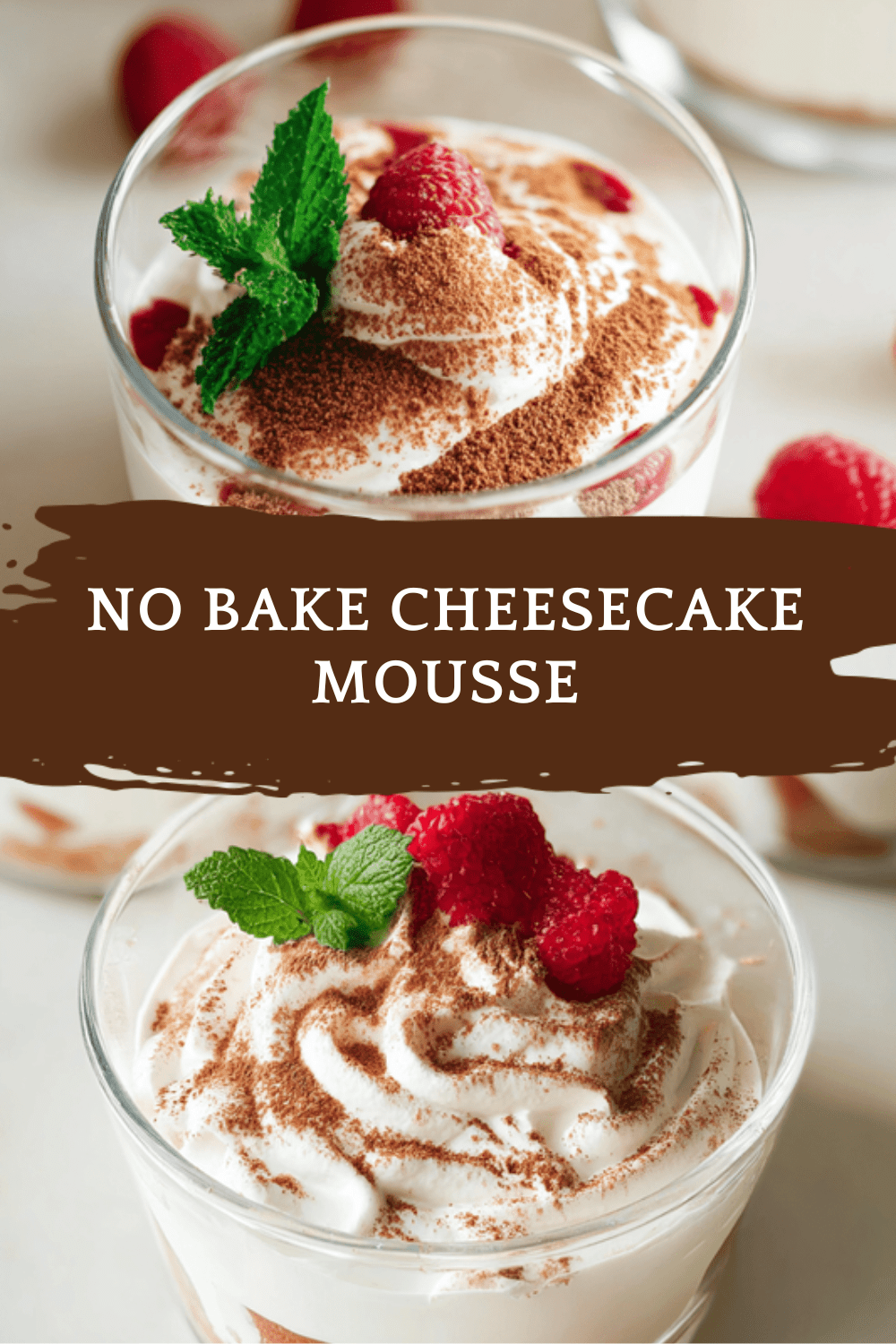No Bake Cheesecake Mousse