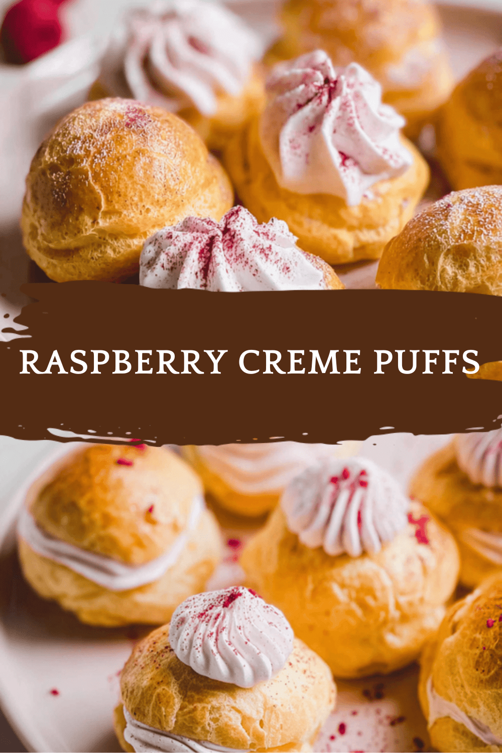 Raspberry Creme Puffs