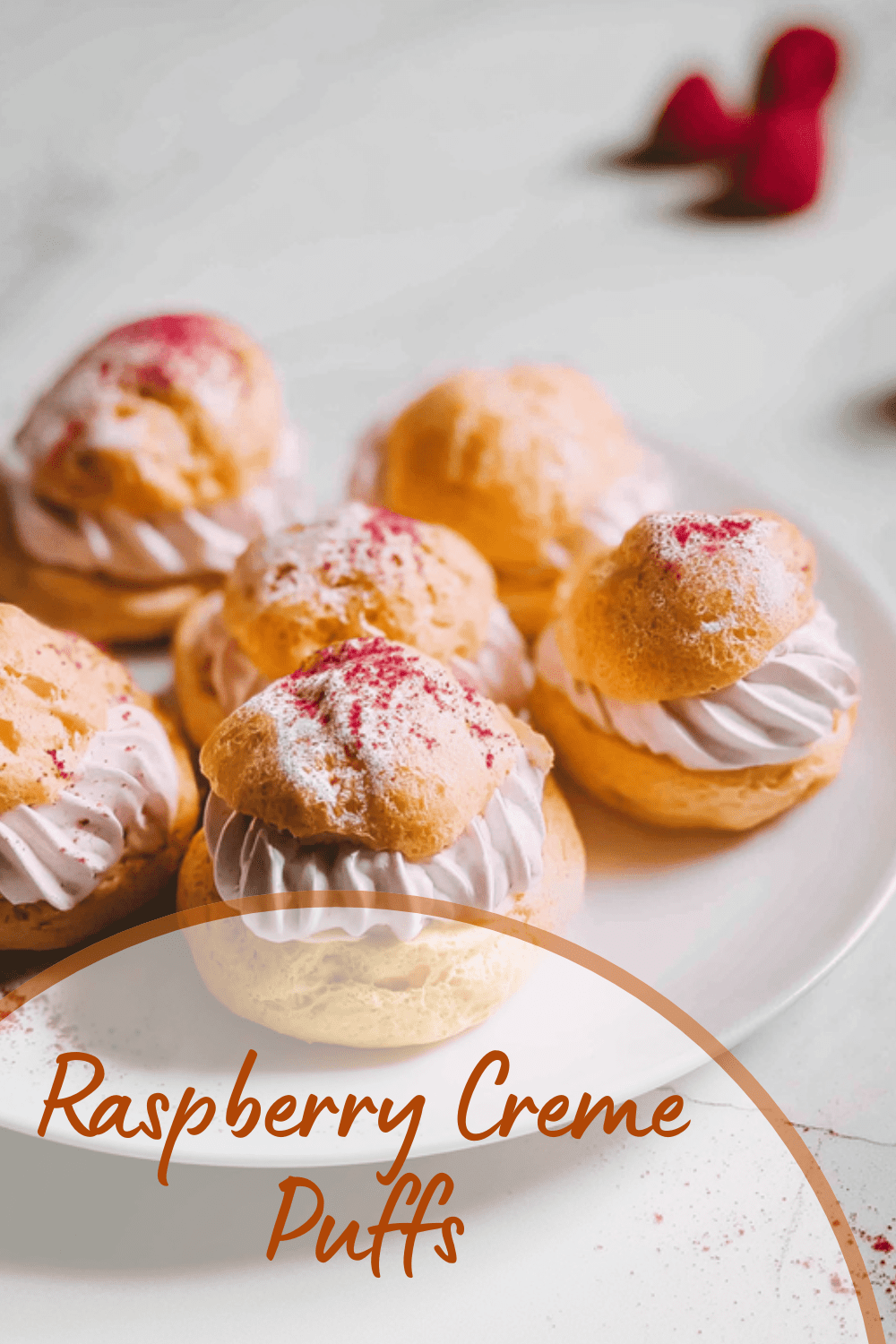 Raspberry Creme Puffs
