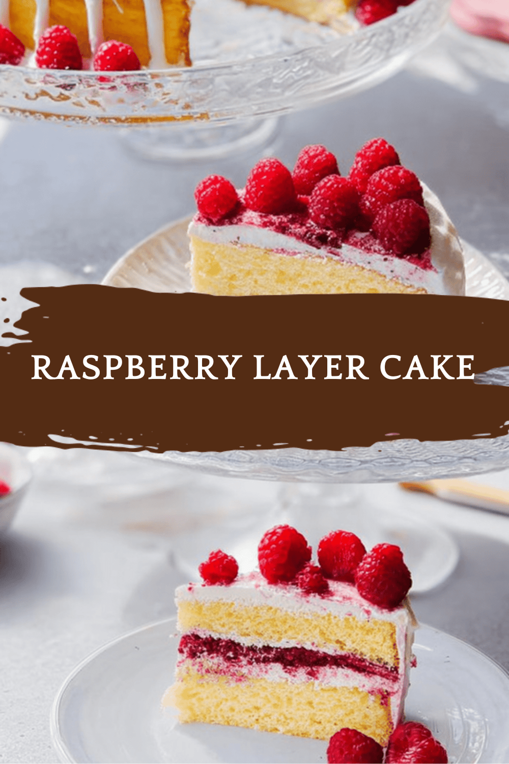 Raspberry Layer Cake