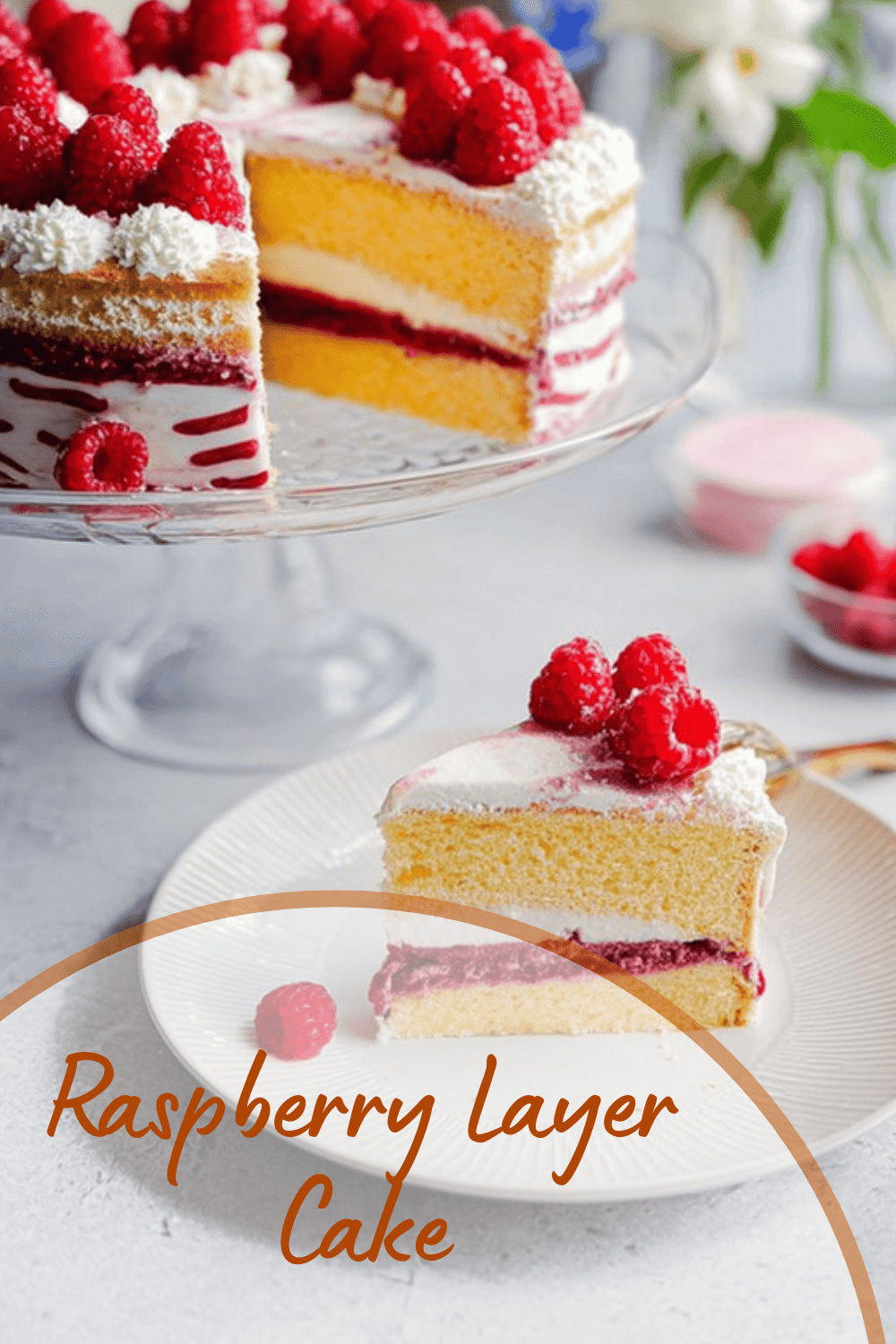 Raspberry Layer Cake