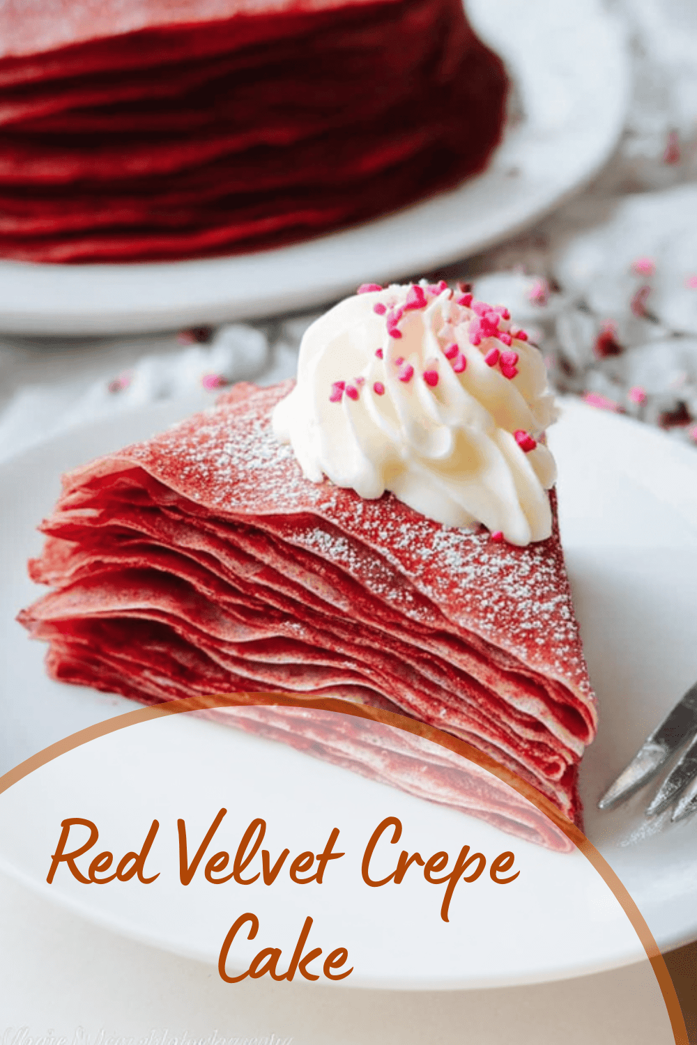 Red Velvet Crepe Cake
