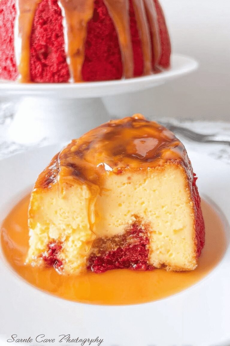 Red Velvet Flan Cake 27.Png