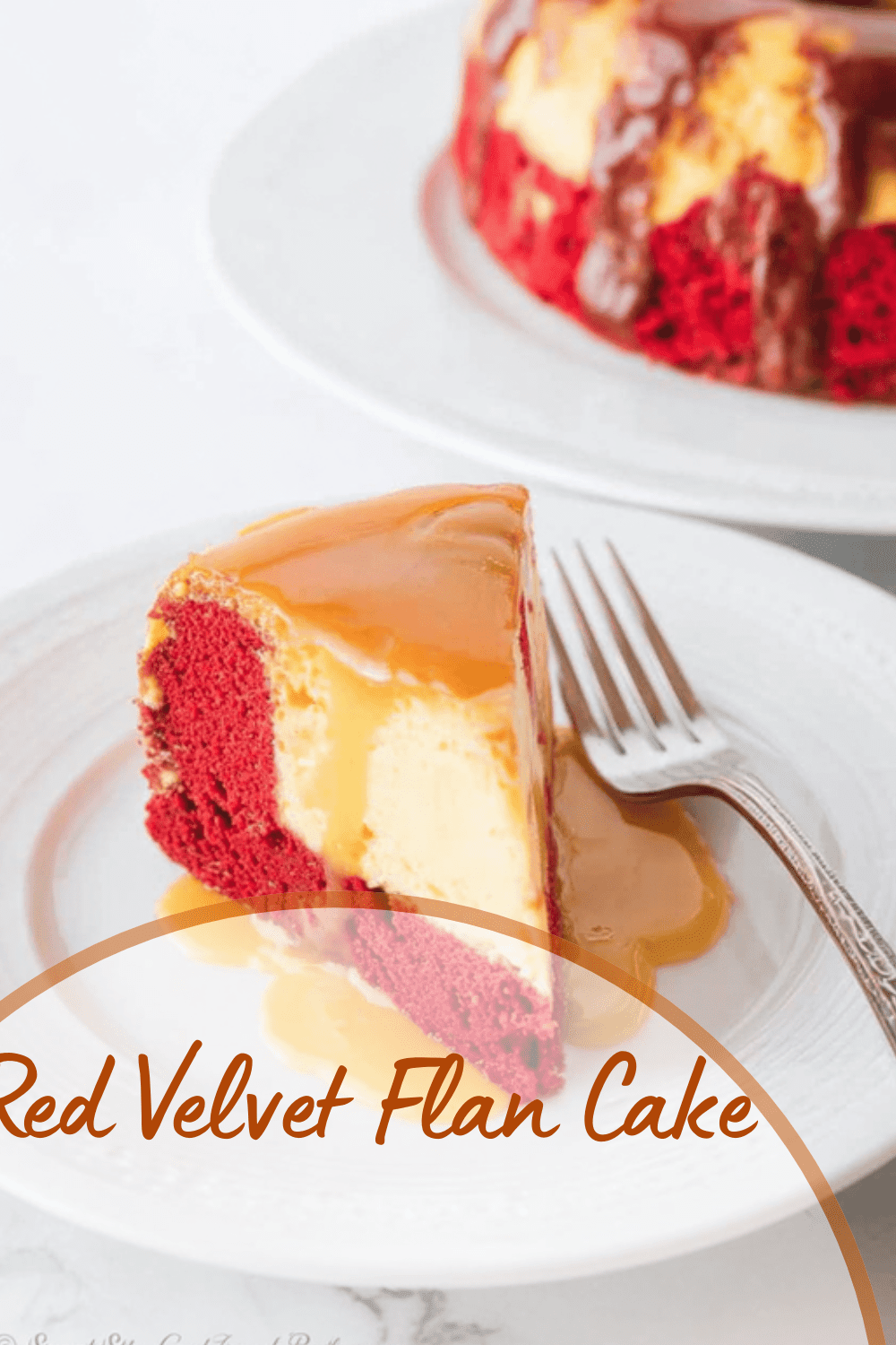 Red Velvet Flan Cake
