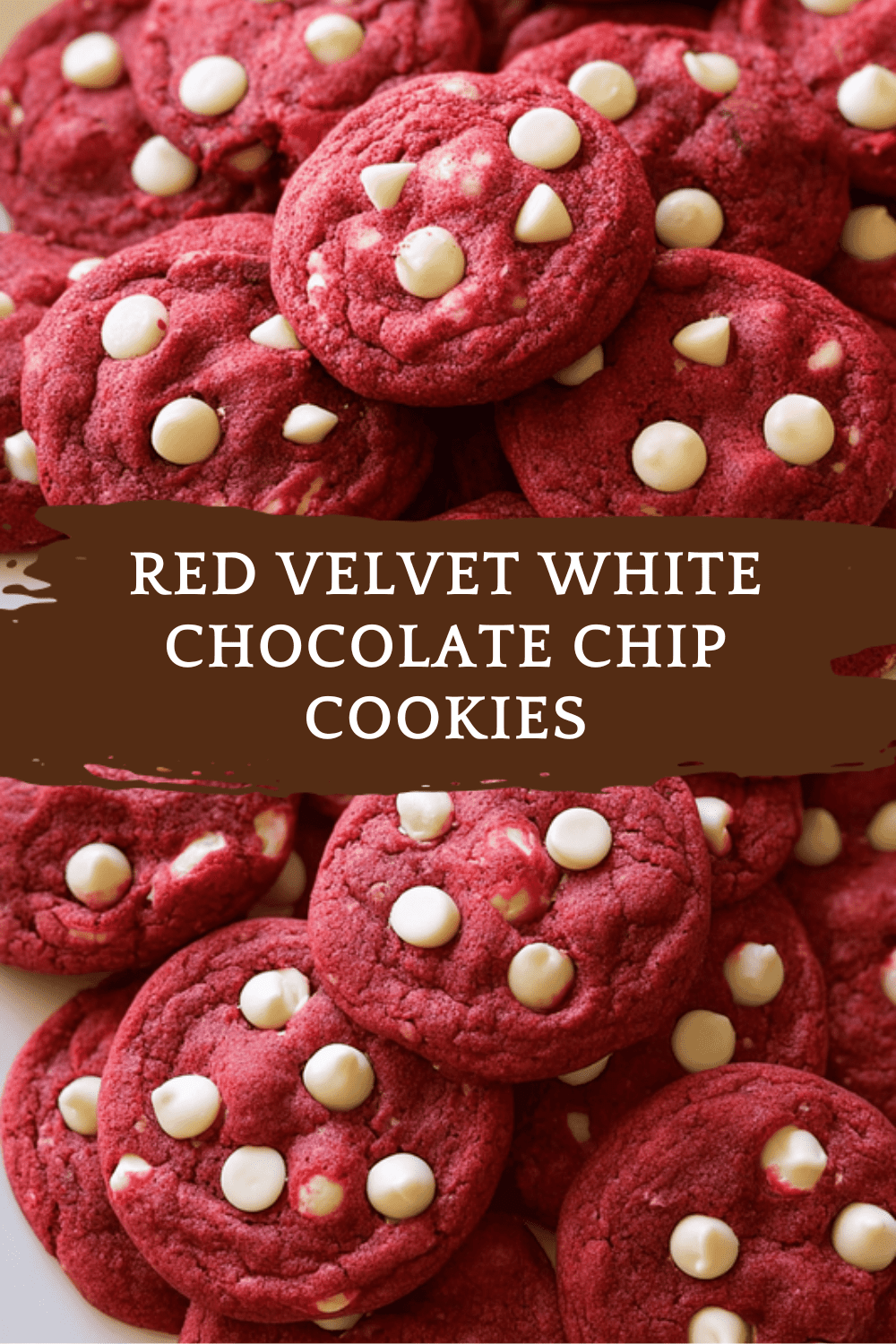 Red Velvet White Chocolate Chip Cookies