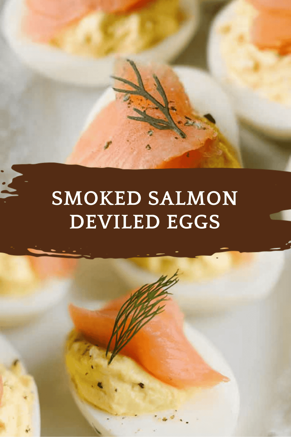 Smoked Salmon Deviled Eggs