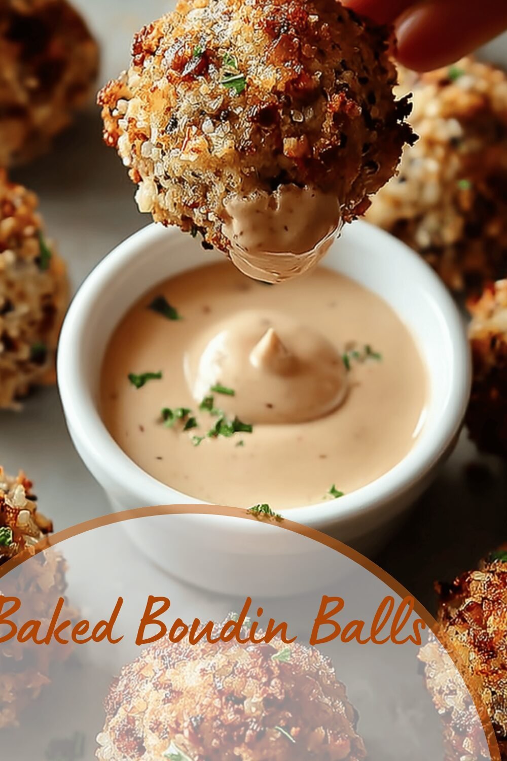 Baked Boudin Balls