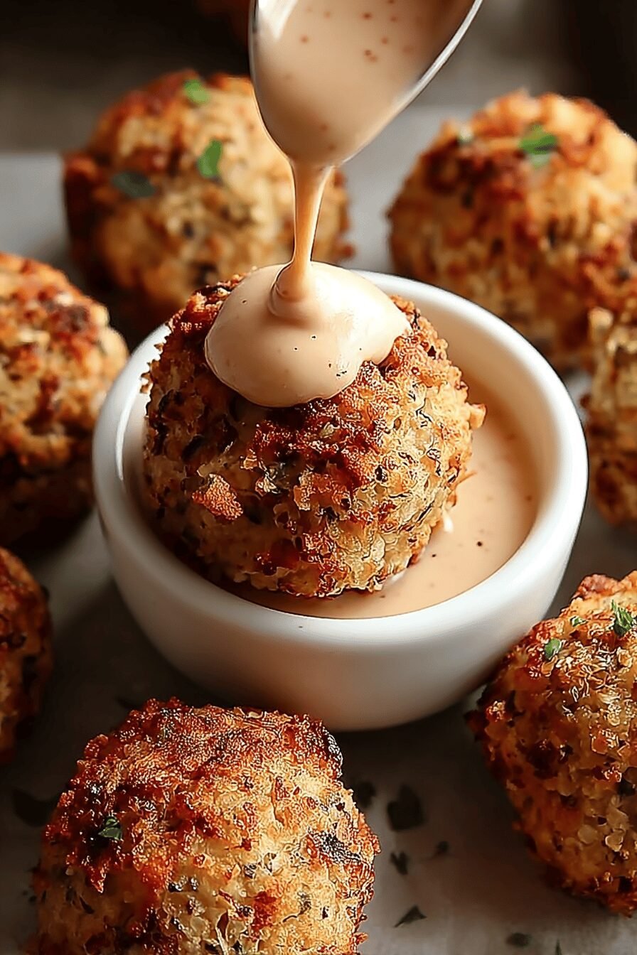 Baked Boudin Balls