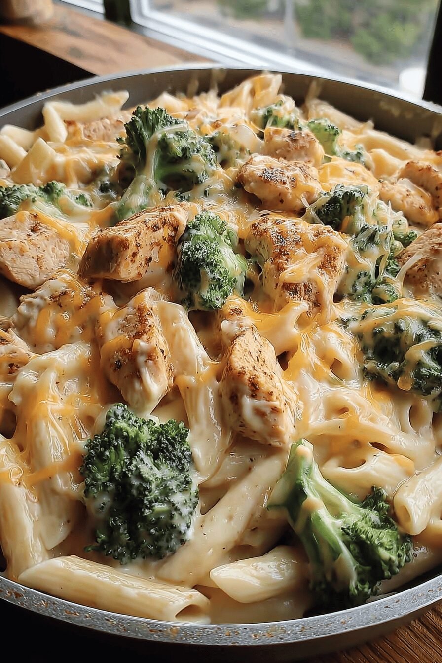 Cajun Chicken Broccoli Alfredo