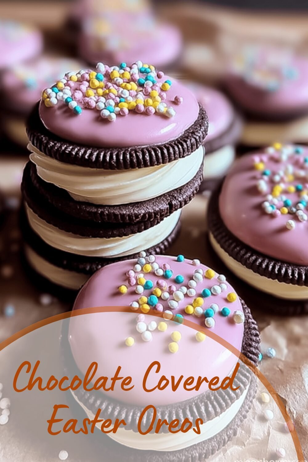 Chocolate Covered Easter Oreos