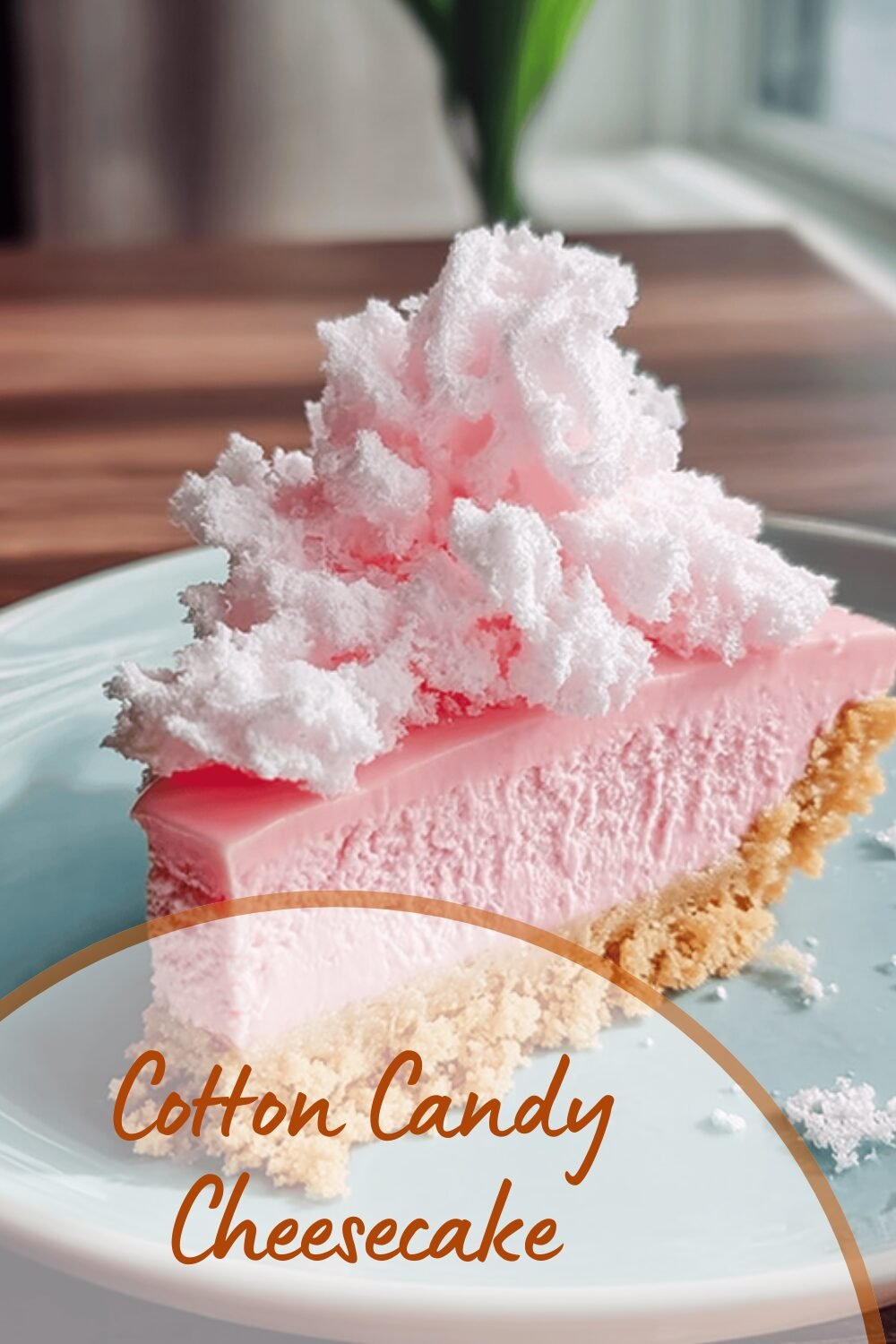 Cotton Candy Cheesecake