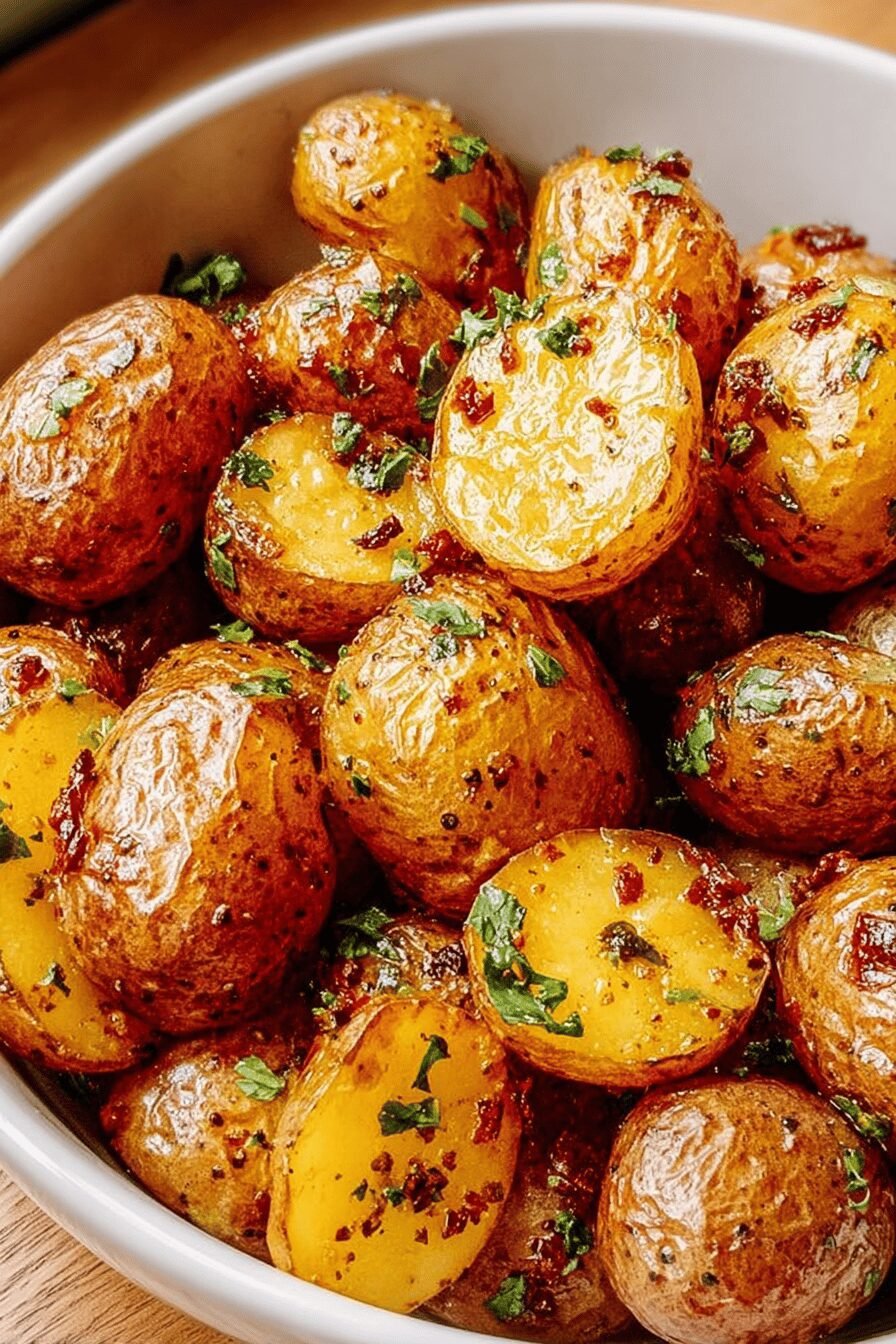 Cowboy Butter Potatoes Recipe With Savory Herb And Garlic Flavor 6 Cowboy Butter Roasted Potatoes