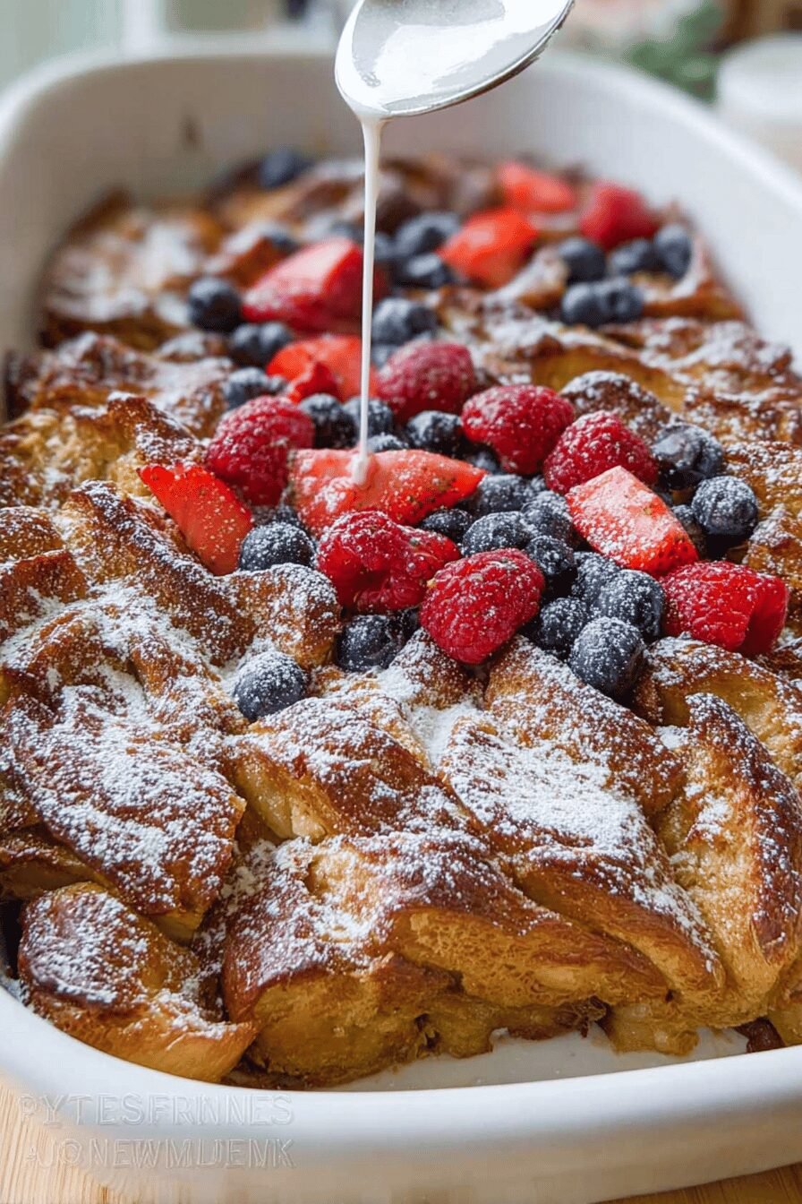 Croissant French Toast Casserole