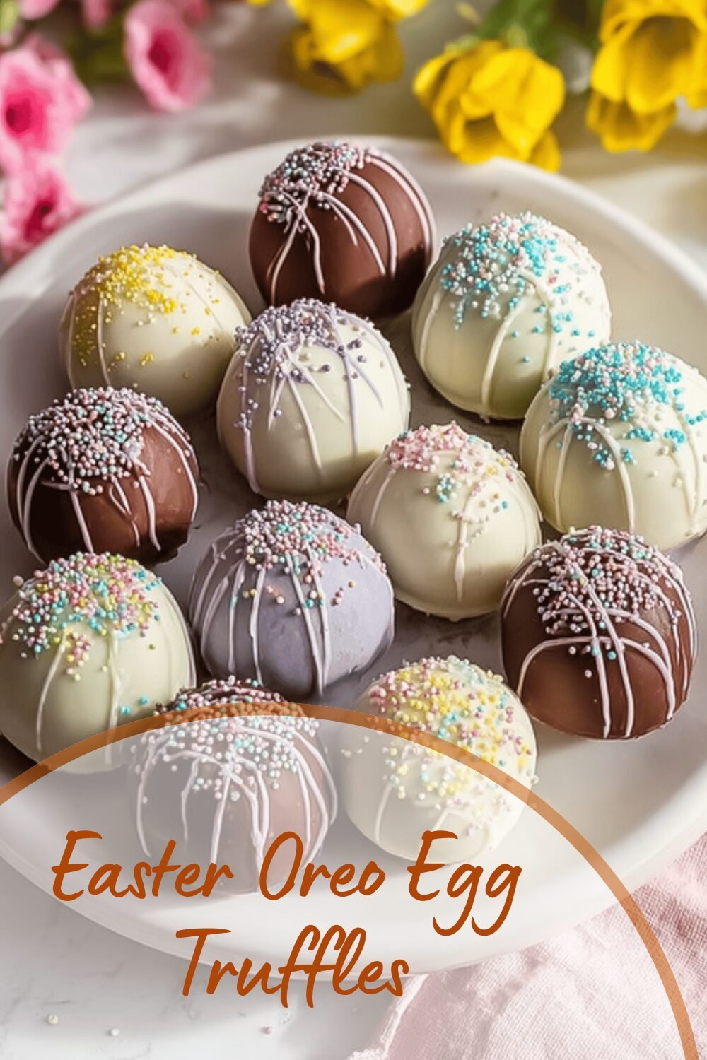 Easter Oreo Egg Truffles