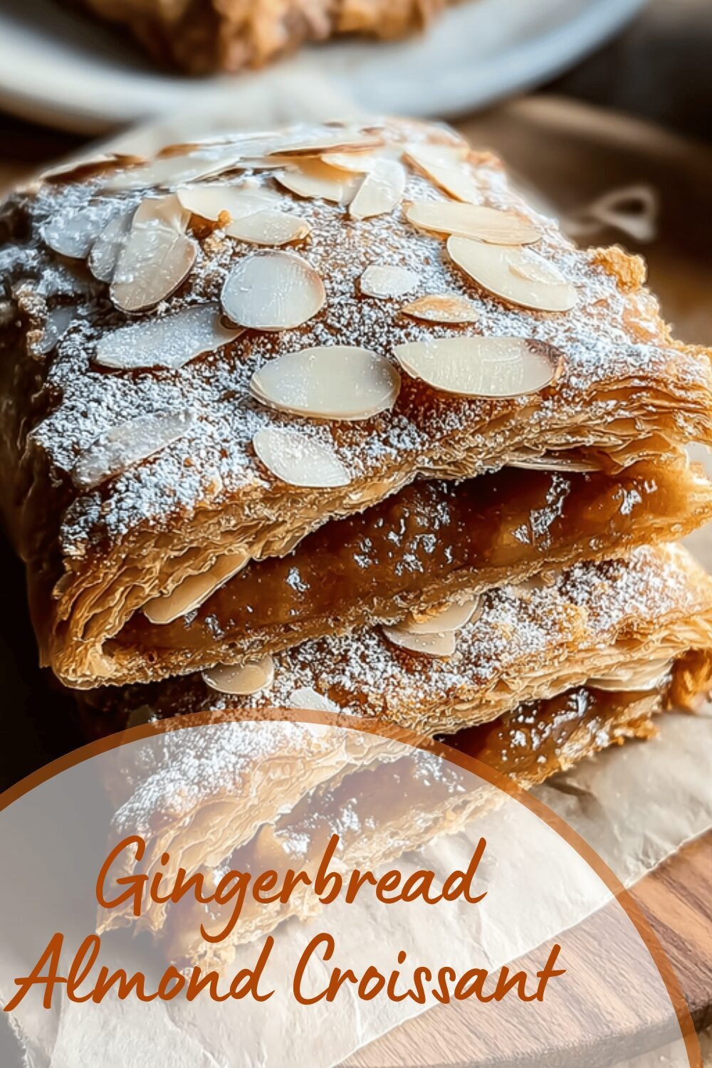 Gingerbread Almond Croissant
