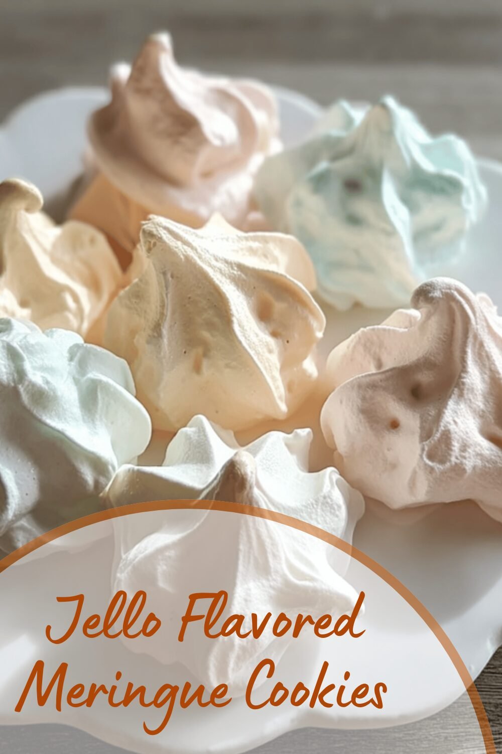 Jello Flavored Meringue Cookies
