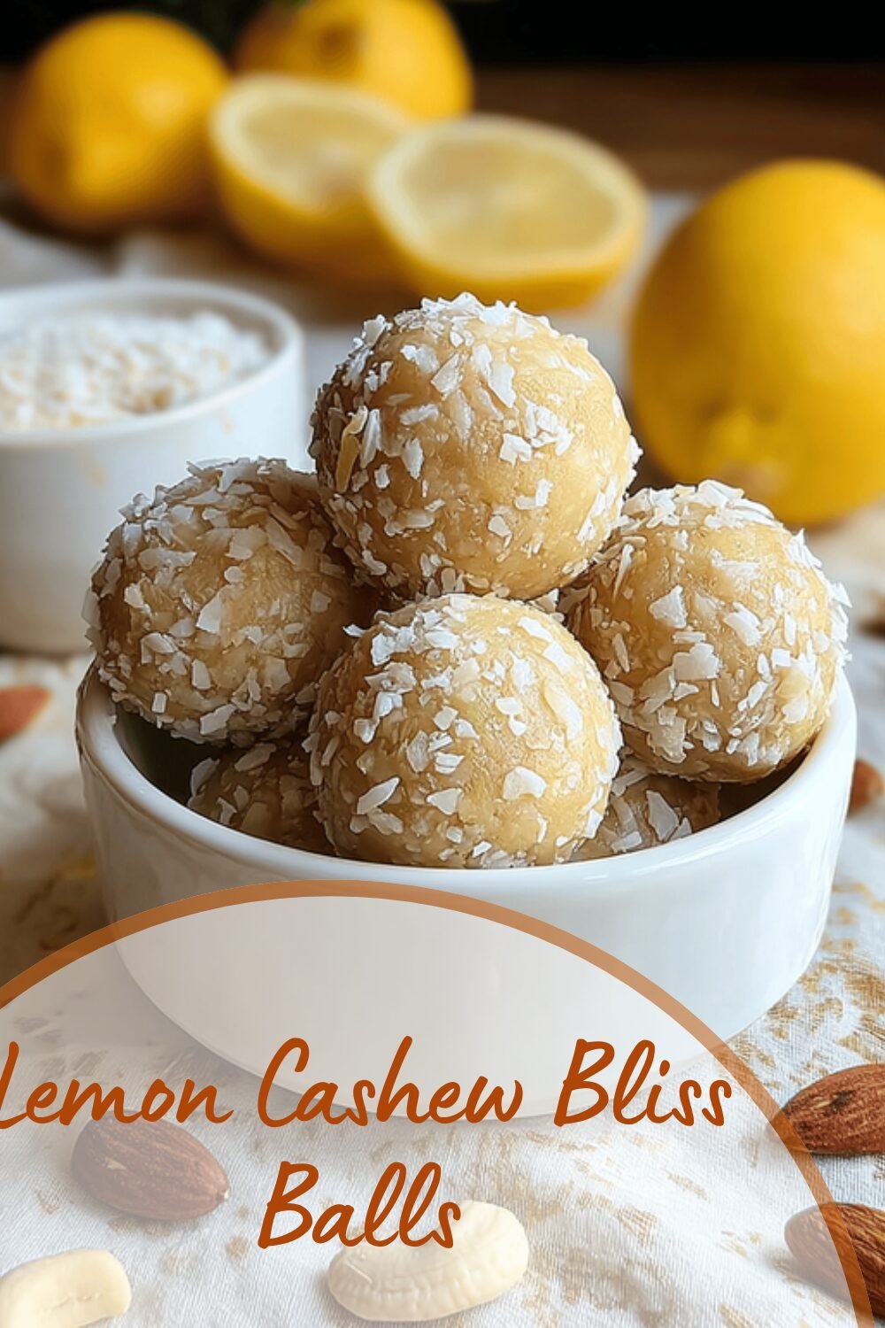 Lemon Cashew Bliss Balls