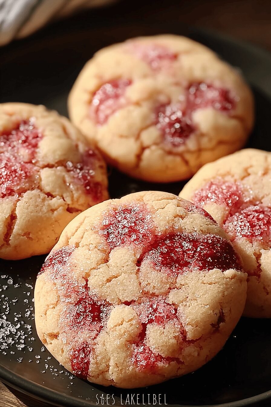 Lychee Strawberry Cookies