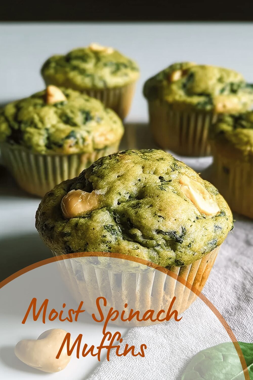Moist Spinach Muffins