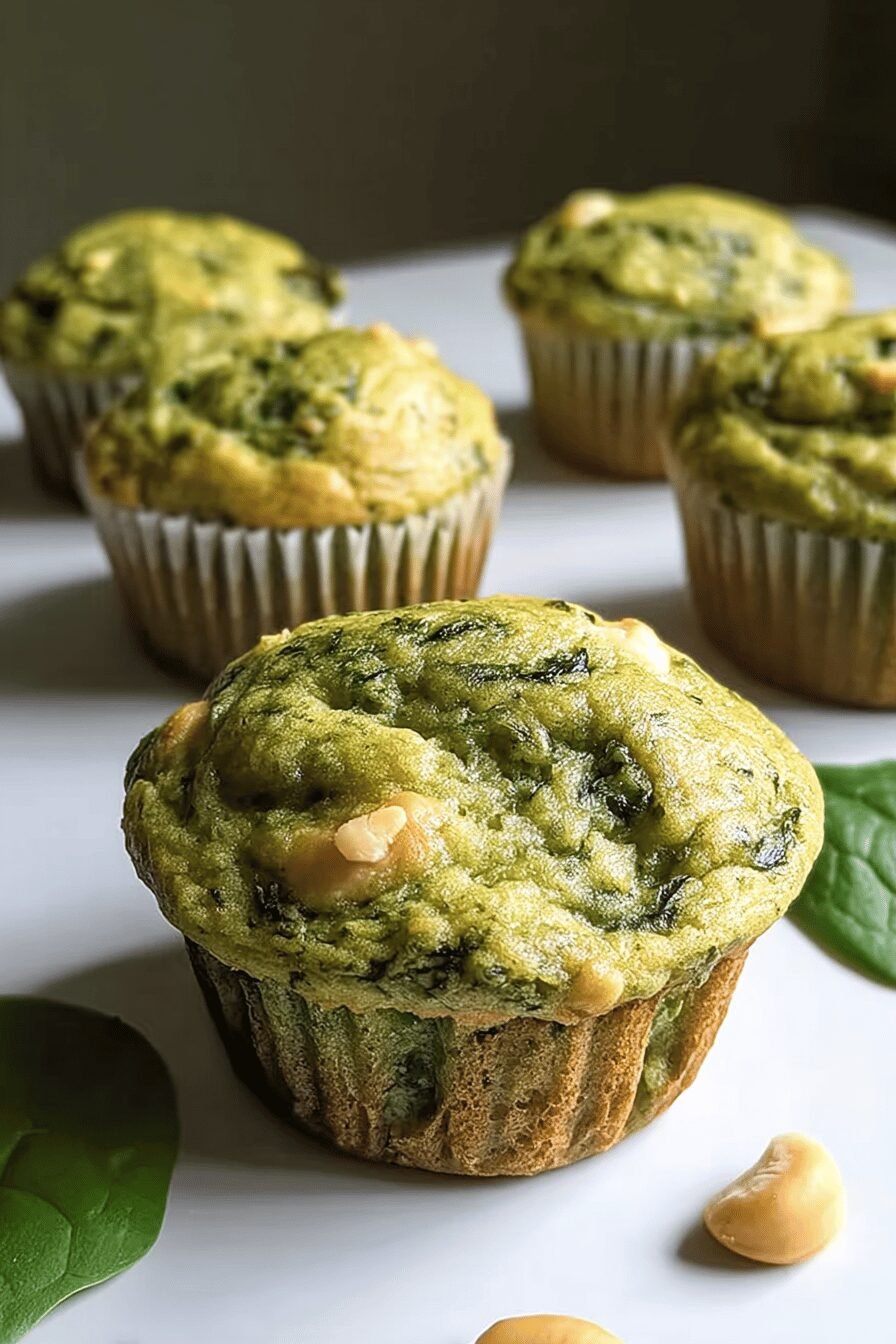 Moist Spinach Muffins