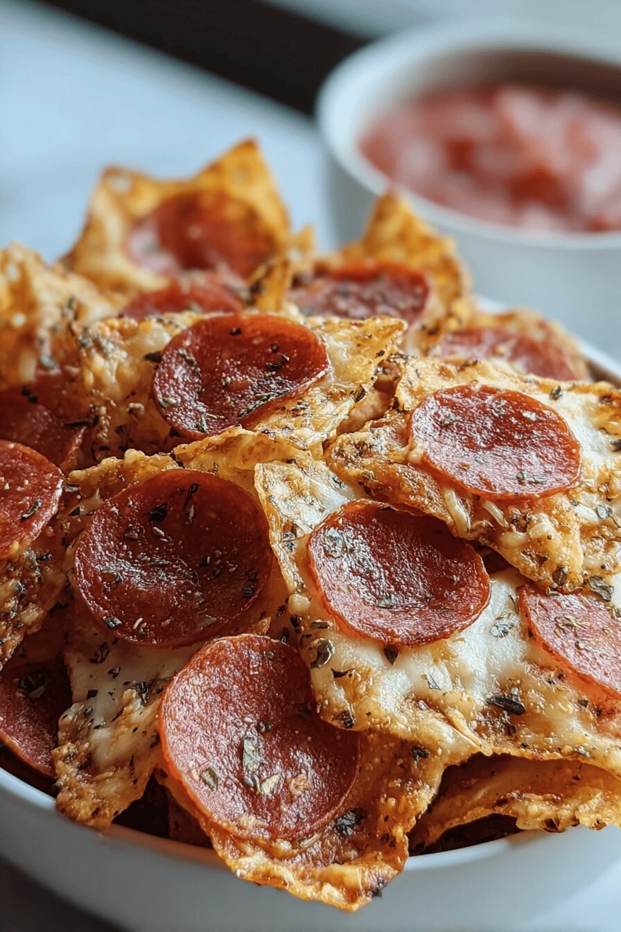 Pepperoni Chips Recipe Crispy And Easy Snack In Minutes 6 Pizza Chips Pepperoni Crispy