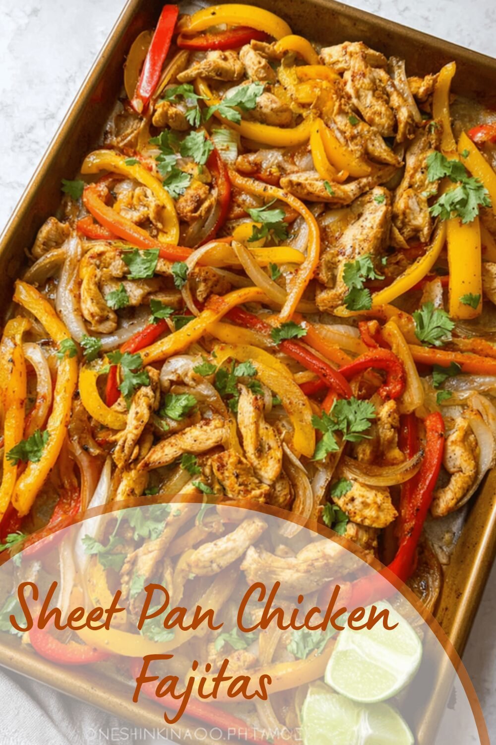 Sheet Pan Chicken Fajitas Recipe For Easy Weeknight Dinner 7 Sheet Pan Chicken Fajitas