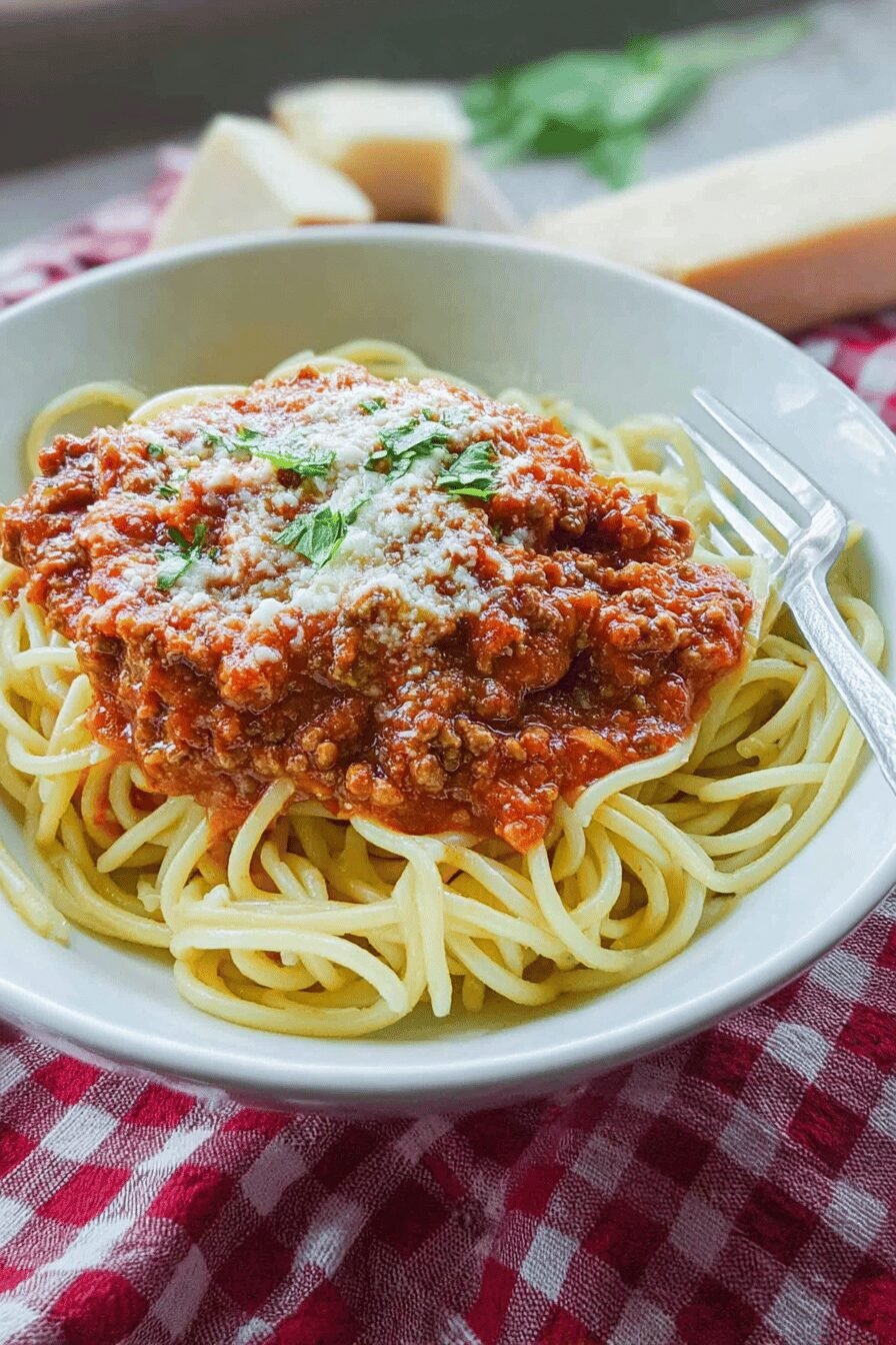 Spaghetti Meat Sauce