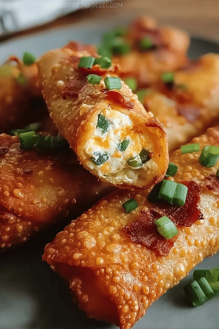 Bacon Jalapeno Popper Eggrolls
