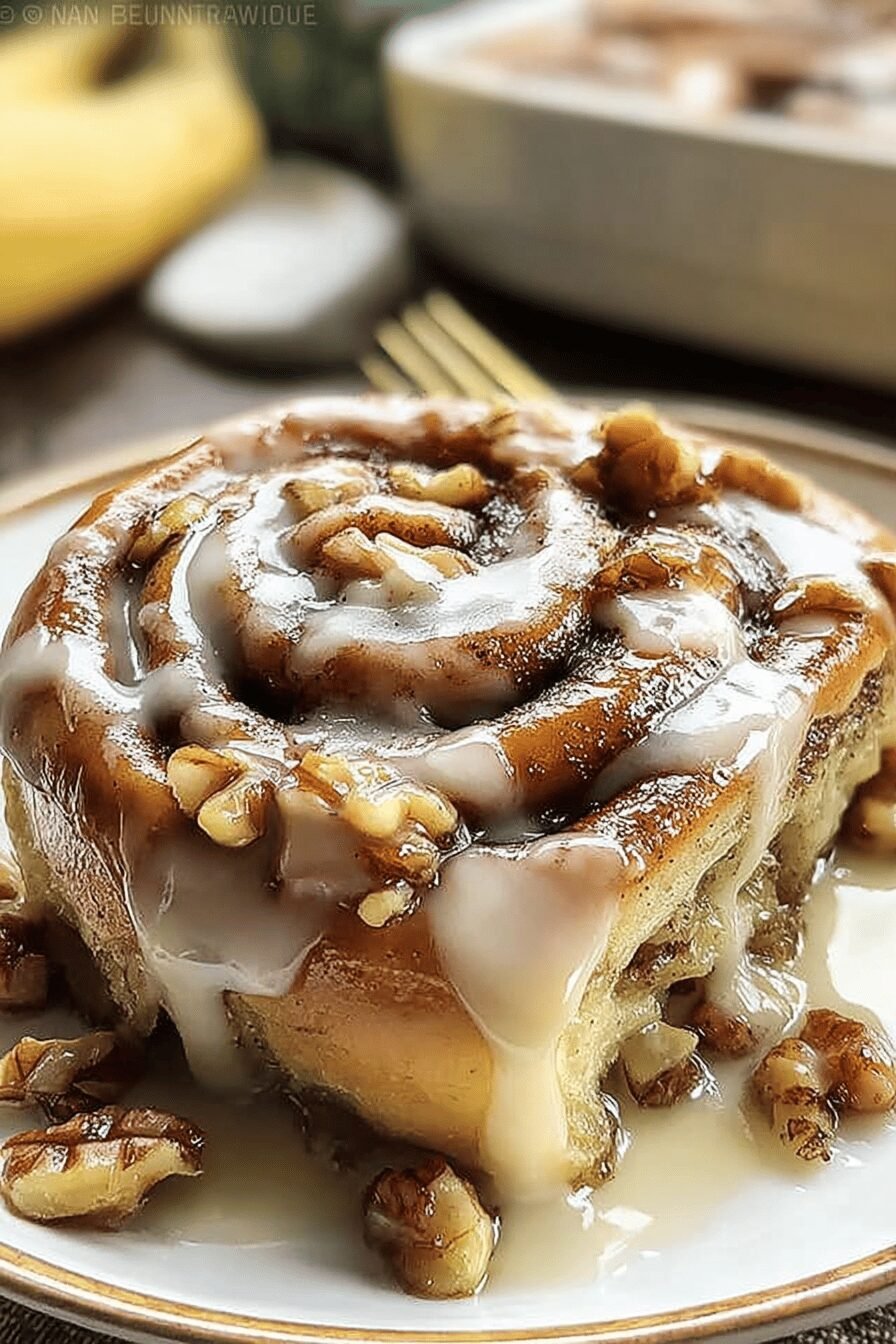 Banana Bread Cinnamon Rolls