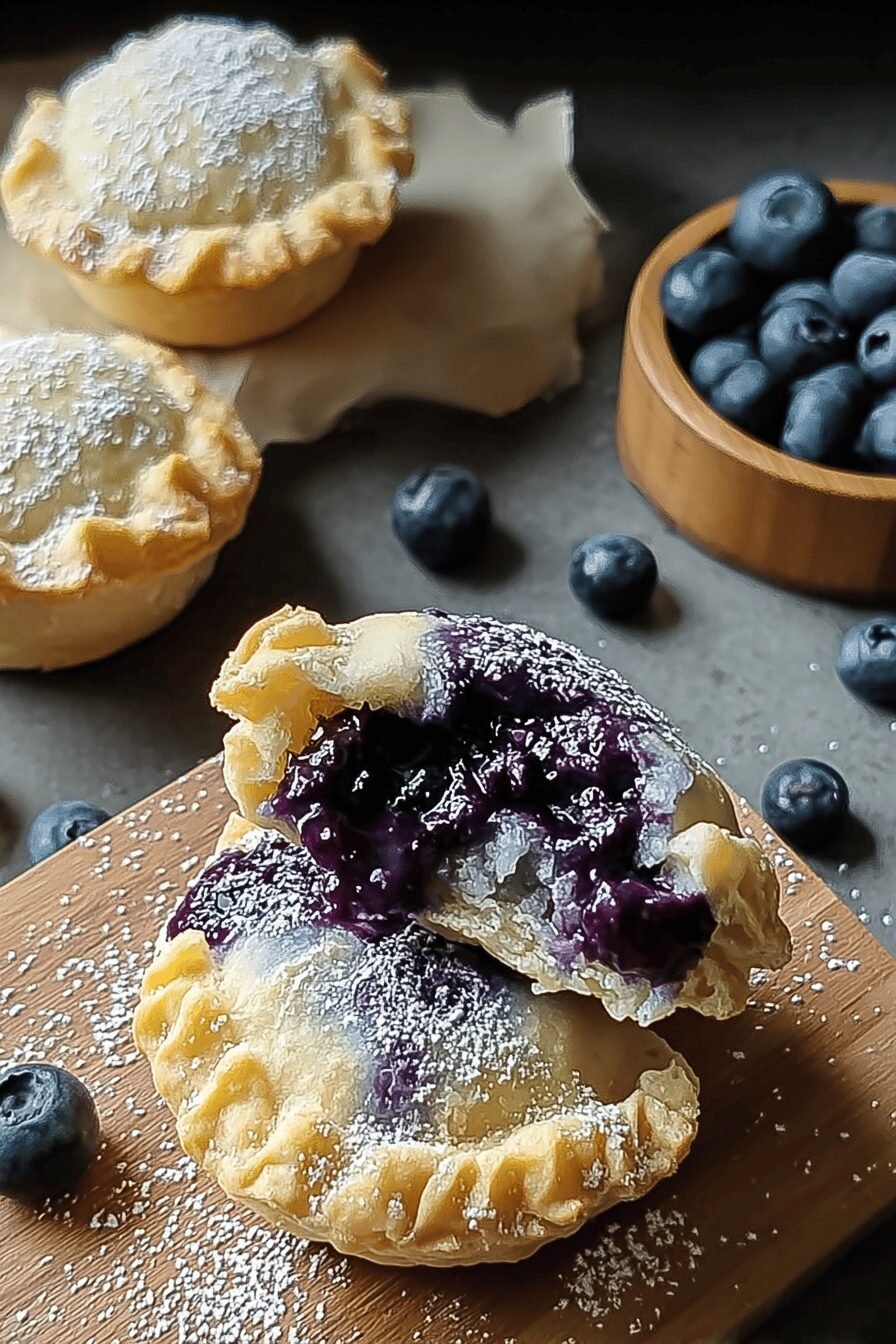 Blueberry Pie Bombs