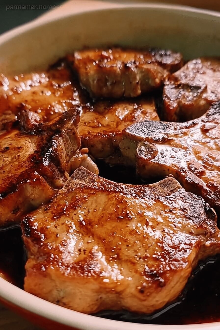 Saucy Brown Sugar Baked Pork Chops Recipe With Sweet Tangy Flavor 6 Brown Sugar Pork Chops