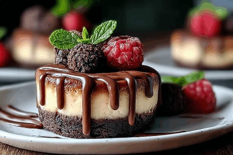 Brownie Bottom Mini Cheesecakes 91.Png