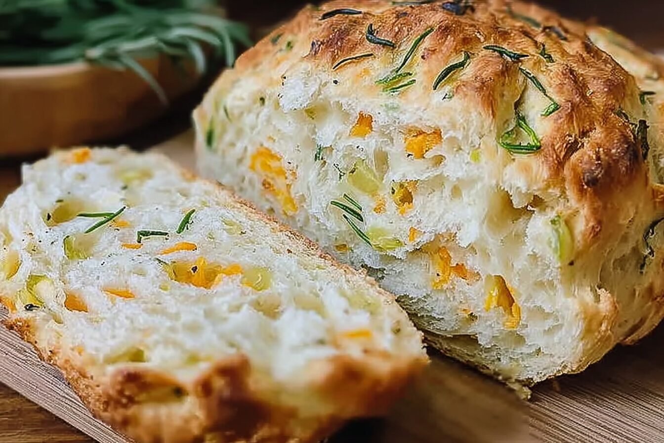 Cheddar And Herb Soda Bread